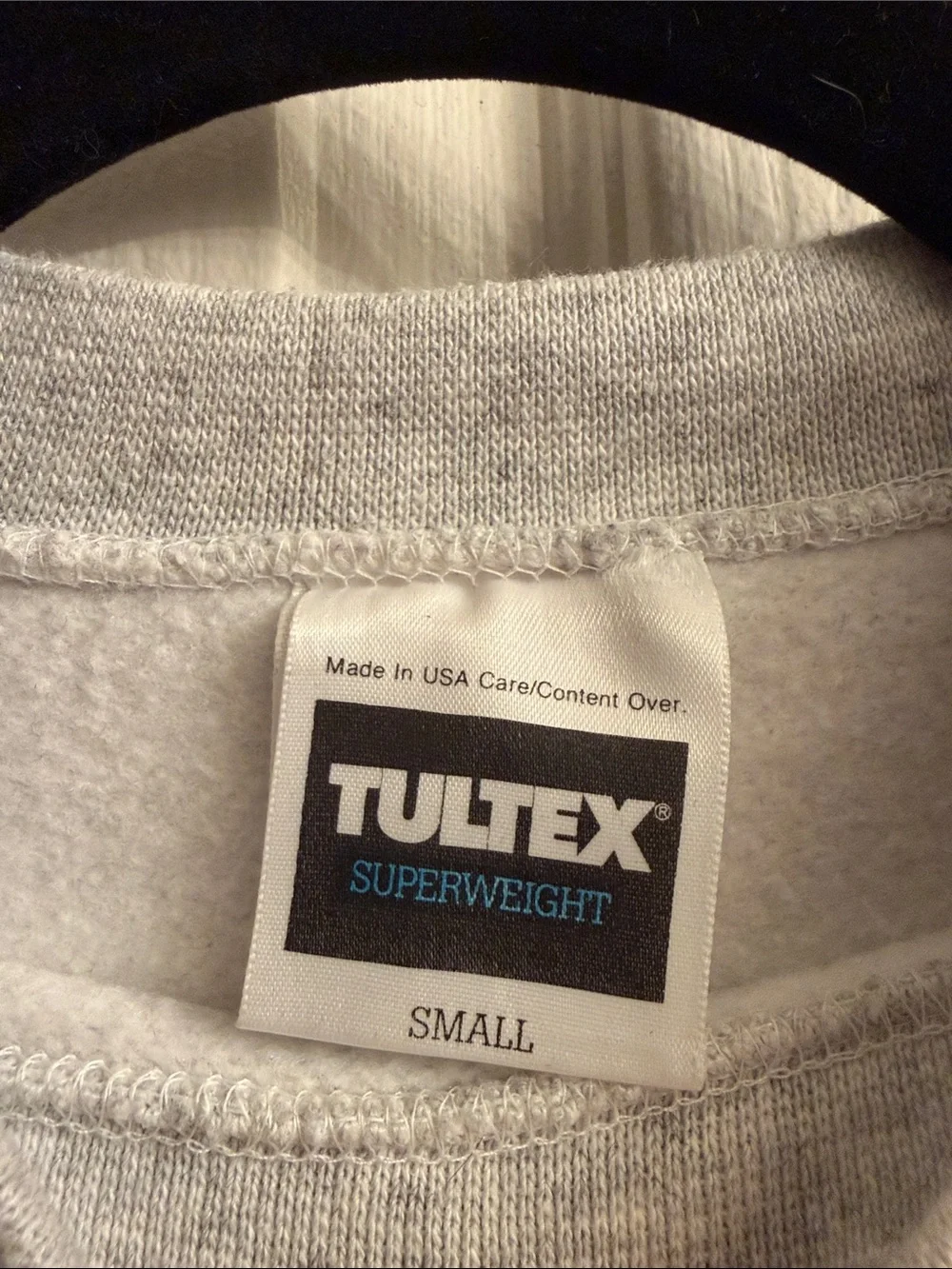 Vintage USA Grey Fleece Crewneck Sweatshirt
